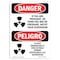 Signmission OSHA Sign, You Are Pregnant Or Think May Bilingual, 10in X 7in Alum, 7" W, 10" L, Spanish OS-DS-A-710-VS-1666 - alternate 1